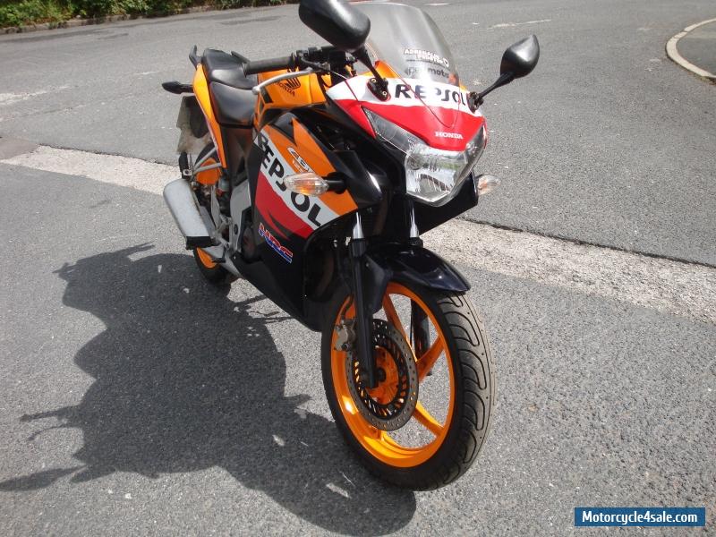 2013 Honda CBR 125 RC for Sale in United Kingdom