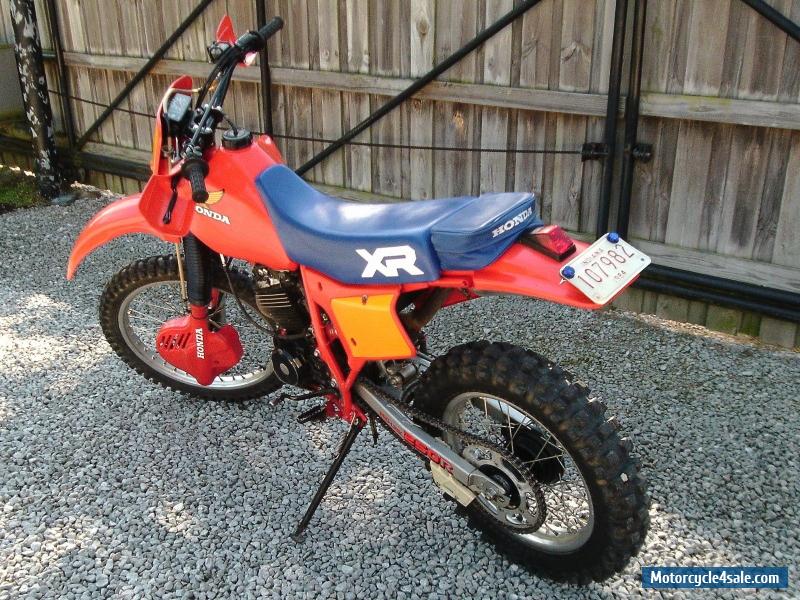 1984 Honda XR for Sale in Canada