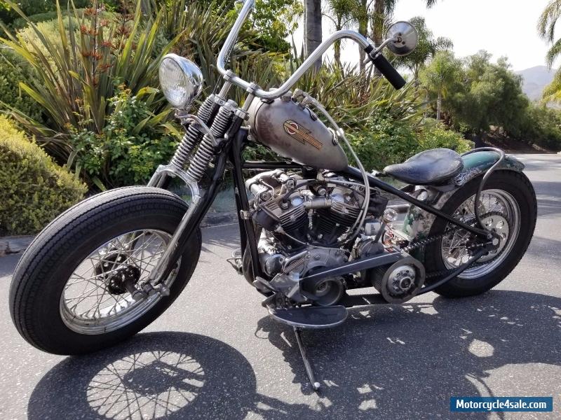 Motorcycle 1945 Harley-Davidson Knucklehead for sale.