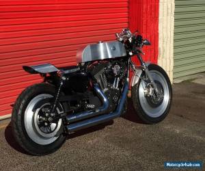 Motorcycle Harley Davidson Custom Sportster 1960's Style Cafe Racer for Sale