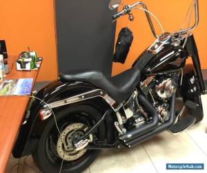 Motorcycle HARLEY DAVIDSON FAT BOY FLSTI BLACK/ swap Mercedes Viano (ebay rules) for Sale