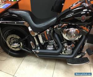 Motorcycle HARLEY DAVIDSON FAT BOY FLSTI BLACK/ swap Mercedes Viano (ebay rules) for Sale