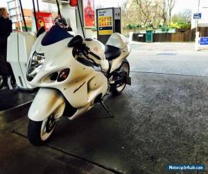 Motorcycle 2008 SUZUKI GSX 1300 R K7 WHITE Unrestricted Full Power with extras for Sale