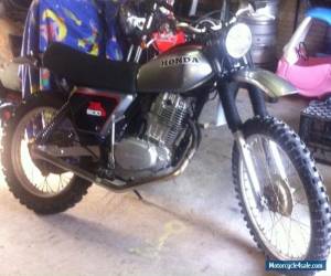 Motorcycle Honda xl500 for Sale