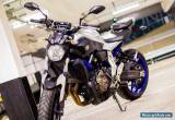 2015 YAMAHA MT-07 BLUE - LOW MILES - AKRAPOVIC SYSTEM  for Sale