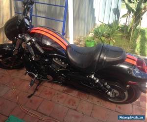 Motorcycle Harley Davidson Night Rod Special, V-Rod VRSCDX 2008, black with orange strips for Sale