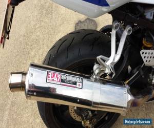 Motorcycle 2004 SUZUKI GSXR 1000 K4 BLUE & WHITE NEW TYRES NEW MOT YOSHI CAN for Sale