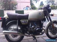 1979 BMW R45 BEIGE/BLACK MOTORBIKE 