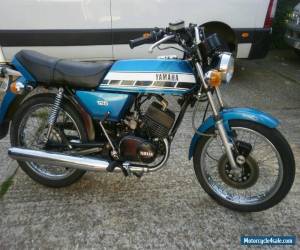 Motorcycle YAMAHA RD 125 DX 1E7 TWIN classic retro 70s iconic  2 stroke sportster  for Sale