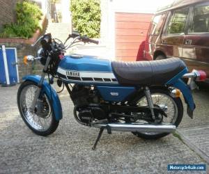 Motorcycle YAMAHA RD 125 DX 1E7 TWIN classic retro 70s iconic  2 stroke sportster  for Sale