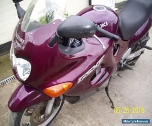 Motorcycle GSX F SUZUKI 750 S REG 1998 MAROON,12 months MOT. for Sale