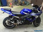 2005 YAMAHA YZF R6 BLUE MANY EXTRAS for Sale