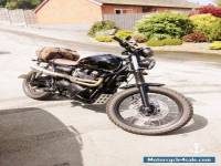 TRIUMPH SCRAMBLER 900 BLACK 2015 CUSTOM SC PROJECT EXHAUST 2600 MILES