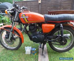 Motorcycle 1976 HONDA CB125 CLASSIC RESTORATION PROJECT/SPARES/REPAIR BARN FIND/CAFE RACER for Sale