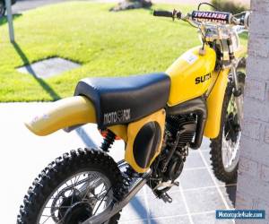 Motorcycle 1976 Suzuki RM125a vintage classic motocross vmx dirt bike for Sale