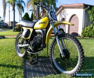 Motorcycle 1976 Suzuki RM125a vintage classic motocross vmx dirt bike for Sale