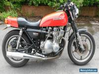 SUZUKI  GS750E RED 1979 classic motorbike CHARITY auction.