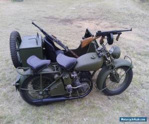 Motorcycle Norton Big4 Military motorcycle sidecar 41 Genuine 2wd Army WWII for Sale