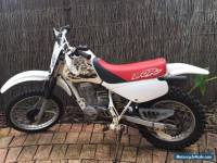 HONDA XR80 MOTORBIKE WITH HELMET