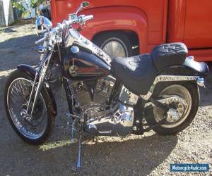 Motorcycle 1992 Softail Springer with 100 cu Rev Tech for Sale