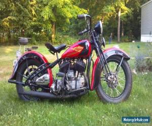 Motorcycle 1940 Harley-Davidson Antique, Custom for Sale