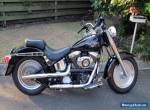 HARLEY DAVIDSON FAT BOY '99 1340 BLACK FATBOY FLSTF SOFTAIL LOW K's Exec for Sale