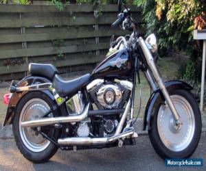 Motorcycle HARLEY DAVIDSON FAT BOY '99 1340 BLACK FATBOY FLSTF SOFTAIL LOW K's Exec for Sale