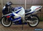 2001 SUZUKI GSX R600 K1 WHITE/BLUE for Sale