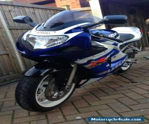 Motorcycle 2001 SUZUKI GSX R600 K1 WHITE/BLUE for Sale