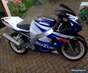 Motorcycle 2001 SUZUKI GSX R600 K1 WHITE/BLUE for Sale