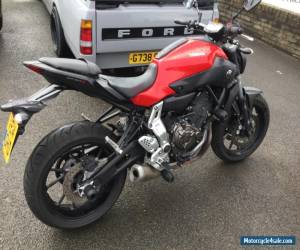 Motorcycle 2014 YAMAHA MT-07 RED ONLY 13,000 miles history 1 owner cheap bike hpi clear  for Sale