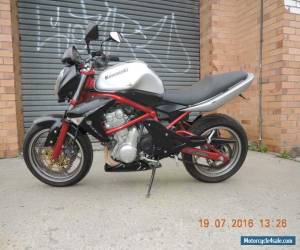 Motorcycle KAWASAKI ER6 ER6-N 2006 MODEL WITH TWO BROTHERS EXHAUST NINJA ER650 SILVER for Sale