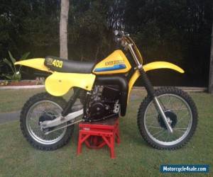 Motorcycle 1978 Suzuki RM 400 Motorcross Bike VMX for Sale