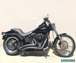 Motorcycle 2007 Harley Davidson Night Train Gloss Black with Only 25,000kms Softail FXSTB for Sale