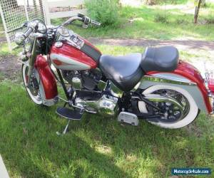 Motorcycle harley davidson 2000 heritage softail  aztec orange and silver firm price for Sale
