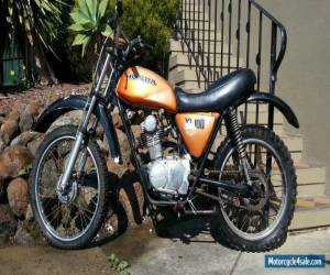 Motorcycle HONDA XL100 TRAIL 1974 FULLY REGISTERABLE OR CLUB REG PROJECT COMPLIANCE PLATE  for Sale