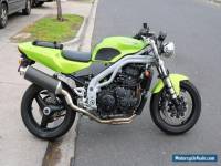 TRIUMPH SPEED TRIPLE 955 GREEN 2004 CHEAP BIG NAKED STREET ROAD BIKE 