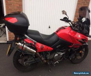 Motorcycle 2005 SUZUKI DL - 650 V-STORM RED Accessories heated grips top box givi ADVENTURE for Sale