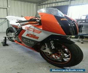 Motorcycle KTM RC8 1190 V-TWIN race track bike for Sale