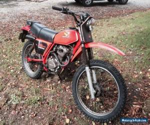 Motorcycle 1981 Honda XR125, classic very rare, French logbook, find another! Blue chip! for Sale