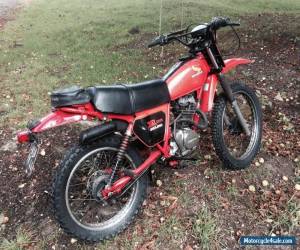 Motorcycle 1981 Honda XR125, classic very rare, French logbook, find another! Blue chip! for Sale