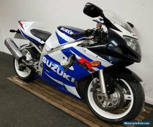 Motorcycle 2002 SUZUKI GSXR 600 K1 **FREE UK Delivery** WHITE/BLUE for Sale