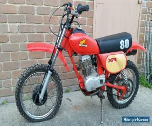 Motorcycle Honda XR80 for Sale