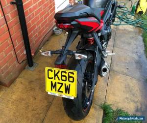 Motorcycle 2016 TRIUMPH STREET TRIPLE DARK LTD EDITION ONLY 110 MILES 675cc STUNNING  for Sale