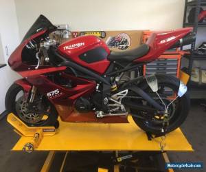 Motorcycle track bike 2011 triumph daytona 675 for Sale