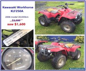 Motorcycle KAWASAKI WORKHORSE KLF250A QUAD ATV BIKE for Sale