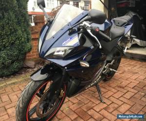 Motorcycle Yamaha YZF R125 Sports Bike in Blue 2010 for Sale