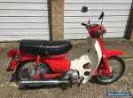 1986 Honda C50 LA-E red ultra-low 1,760 miles Cub Supercub absolutely mint for Sale