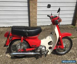 Motorcycle 1986 Honda C50 LA-E red ultra-low 1,760 miles Cub Supercub absolutely mint for Sale