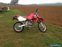 Honda xr650r motorbike